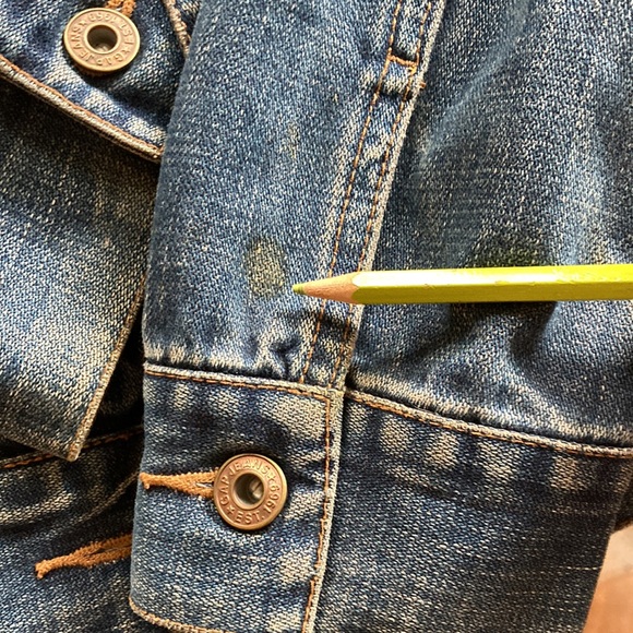 Gap 90s Y2K perfectly broken in denim trucker jacket size M - Picture 10 of 13